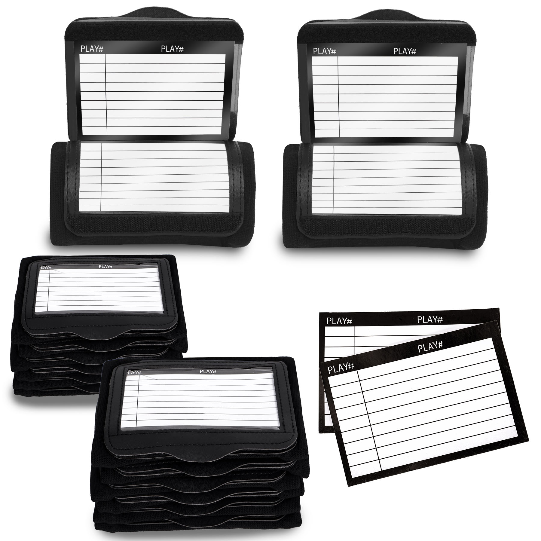 Triple window football wrist coaches